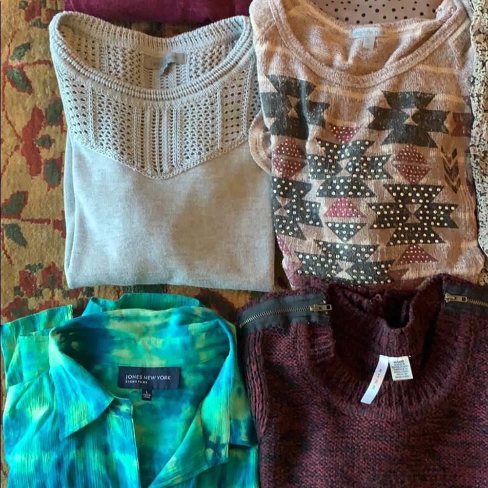 Bundle Of Sweaters And Tops - image 4